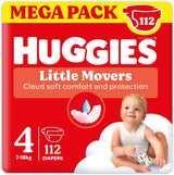 Huggies Ultra Comfort-blöjor, storlek 4 (7-18 kg), Disney Design, Value Pack, 150 stycken