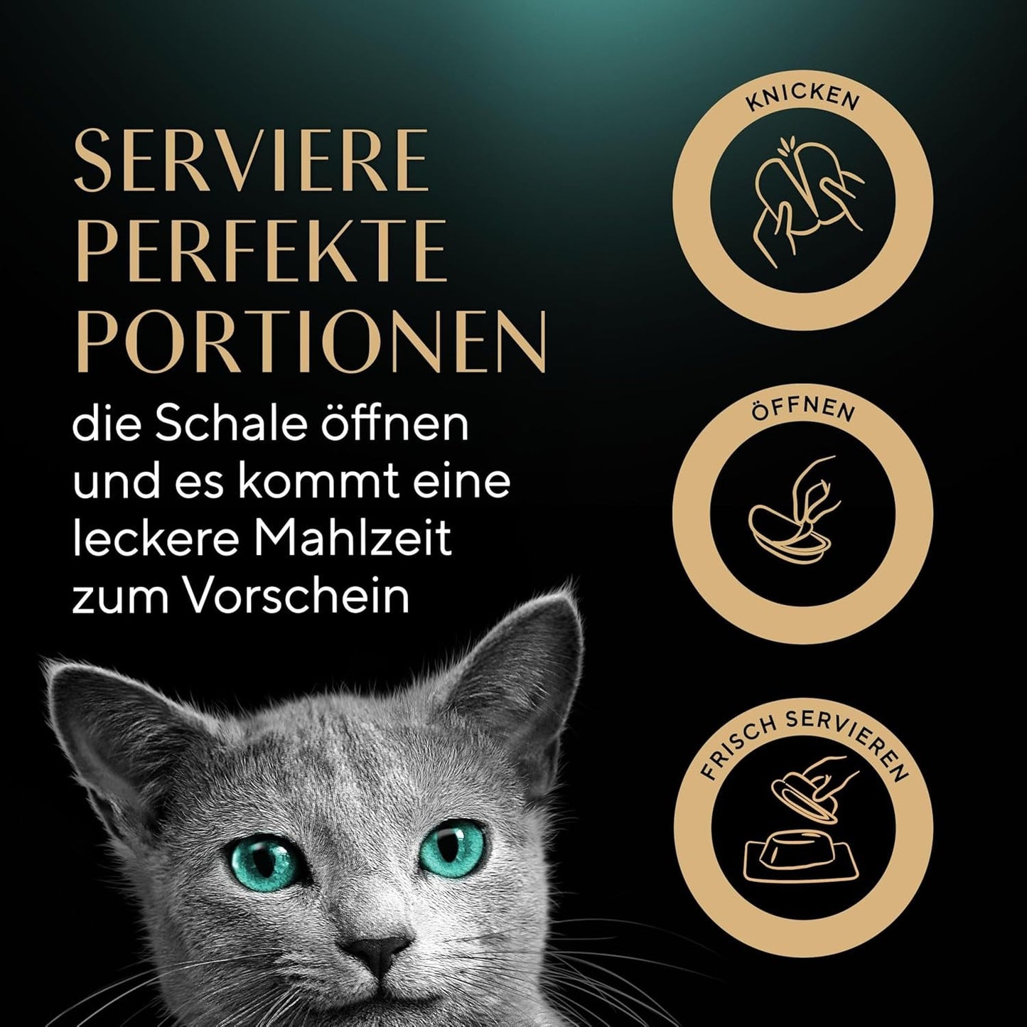 SHEBA Perfect PORTIONS sås för katter med kalkon 8 x 3 x (2 x 375g)