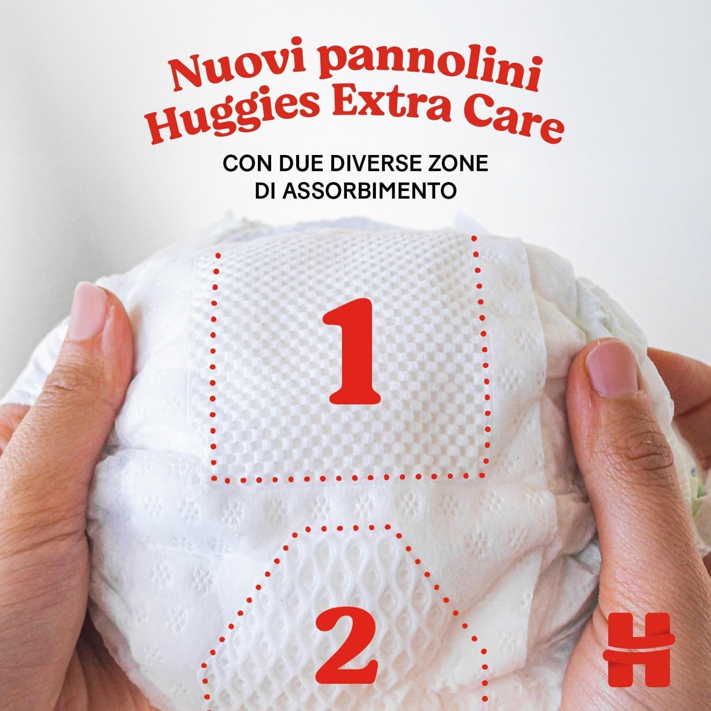 Huggies Extra Care blöjor, storlek 3 (6-10 kg), 2 förpackningar med 40 blöjor