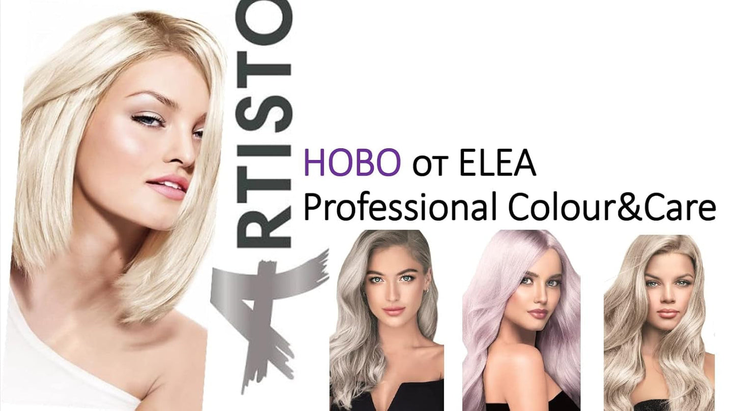 Color & Care permanent hårfärg 120ml, professionellt resultat, täcker grått hår, berikad med oljevårdskomplex-Långvarig hårfärg (10.1 Super ljus askblond) Hårfärgning Naty Shop