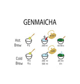 Grönt te Umami Bio Genmaicha från japanska kulturer, 100g - Teblad med stekt ris -