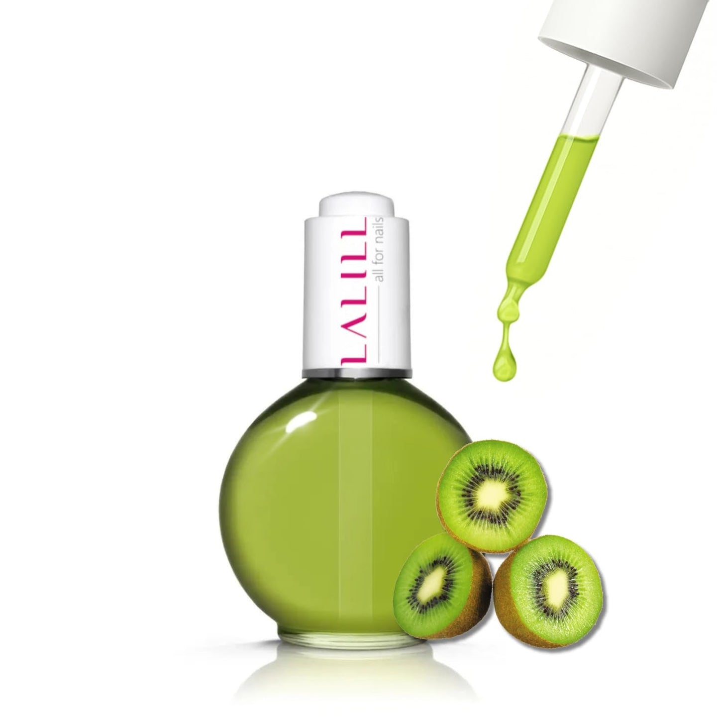 LALILL Nagelbandsolja 75Ml - Himbeere Nagelpflegeöl - Nagelöl Pflege Für Nägel Nagelhaut - SPA Maniküre Nageldesign Hände - Vegansk - Med pipett