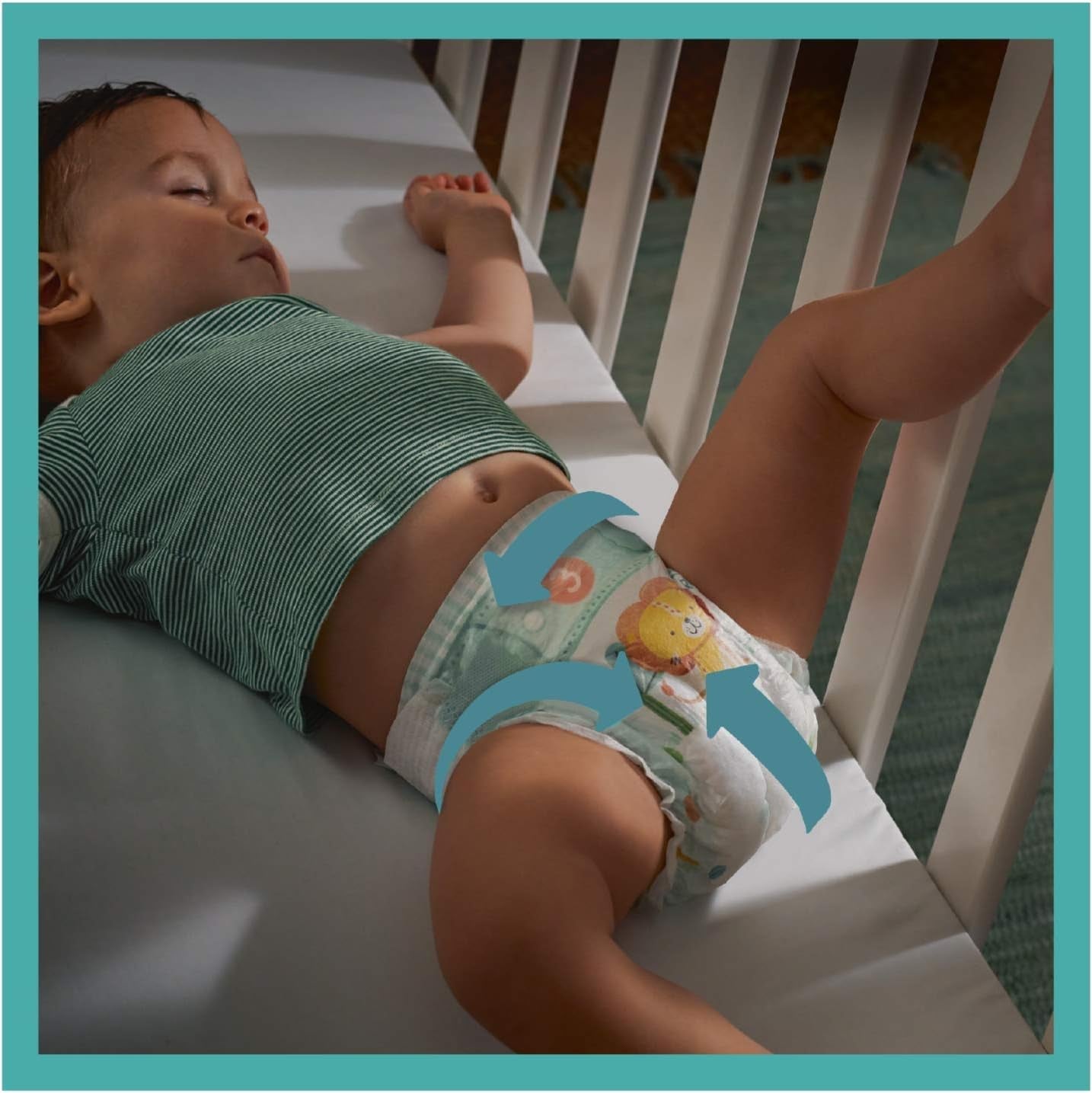 Pampers blöjor för bebis storlek 5 (11-16 kg), 24 st, upp till 12 timmars skydd mot läckor