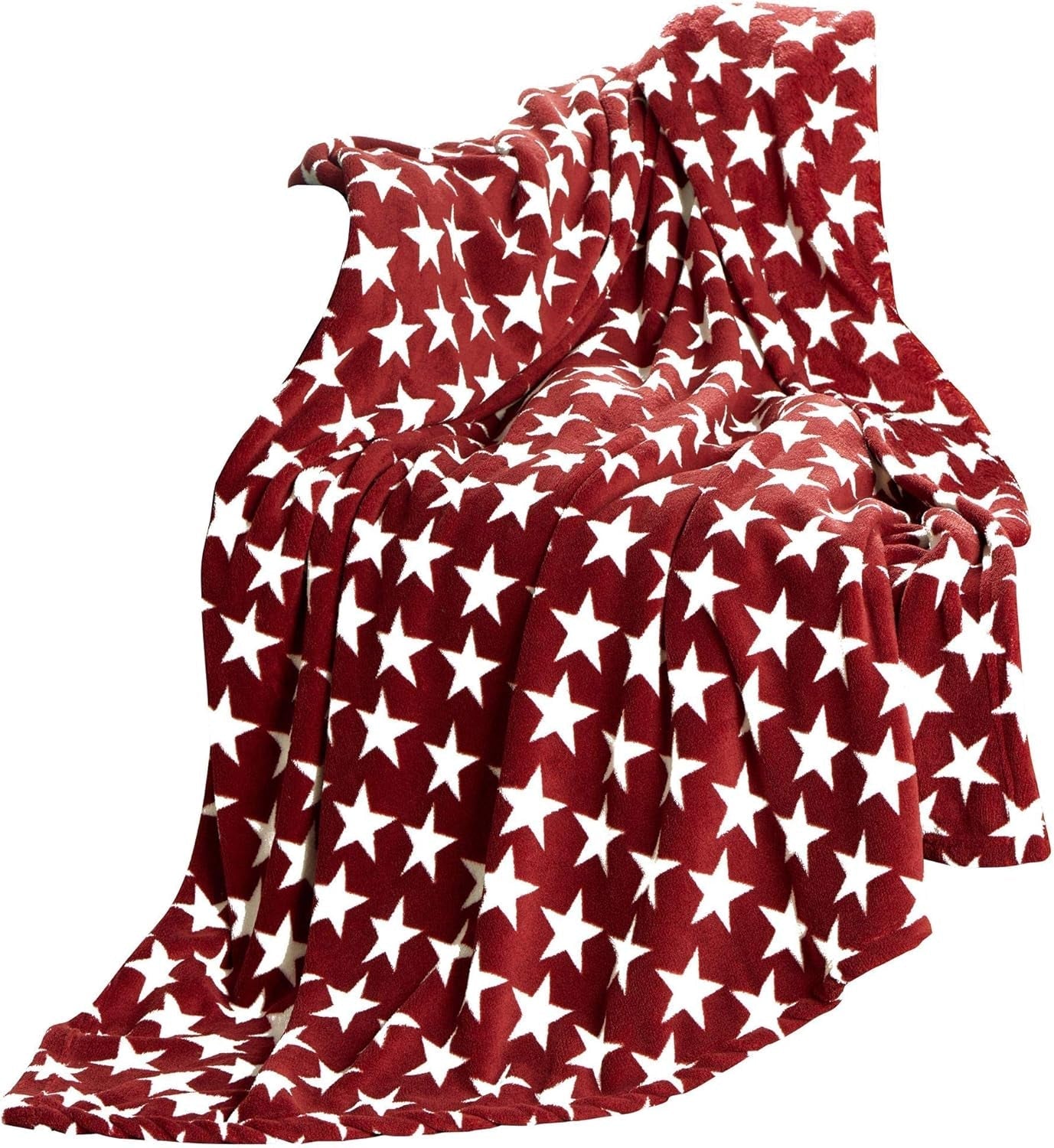 Celinatex fluffig filt 150 X 200 Cm Bordeaux filt soffa soffa mjuk filt stjärnor Mikrofiber Fleece Oeko-Tex Moonlight Sängar och filtar Besuche den CelinaTex-Store Bordeaux stjärnor 150 X 200 Cm