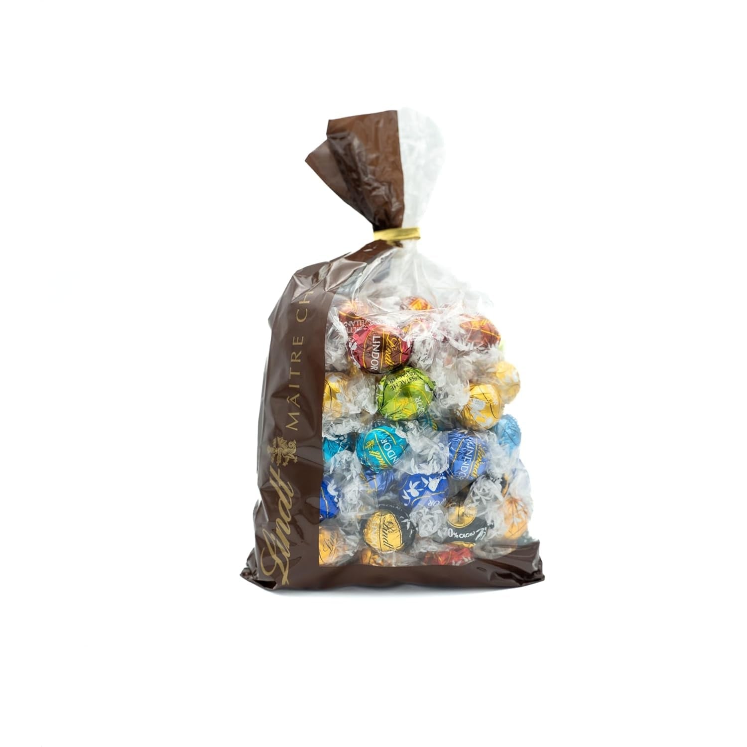 Lindt Choklad | LINDOR sortiment | 1371g | 110 tryffel i fin choklad med smält-i-mun-fyllning | Gåva av choklad att dela