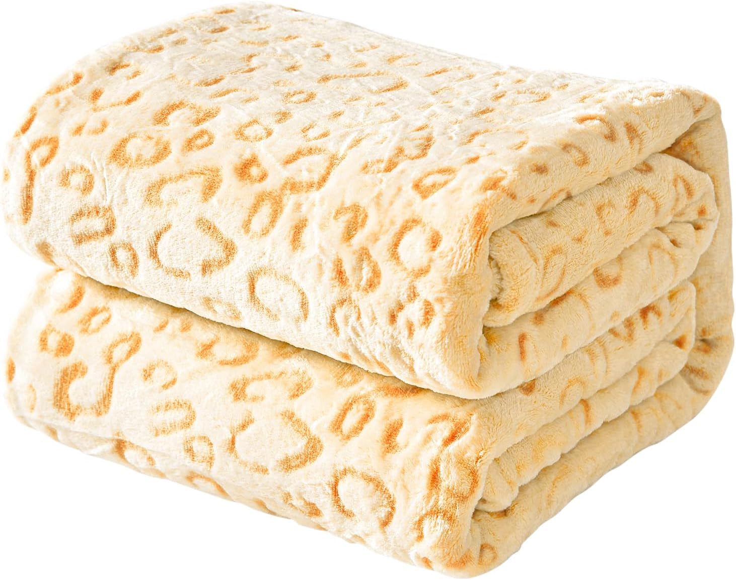 FY FIBER HOUSE flanell fleece, mikrofiberfilt med 3D gepardtryck, 228 X 274 cm, lila Täcken och täcken Naty Shop Yellow leopard print 60"X80"
