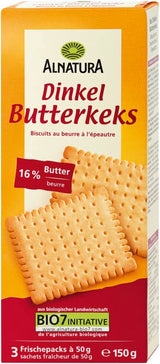 Kex med ekologiskt dinkelsmör, 150 g