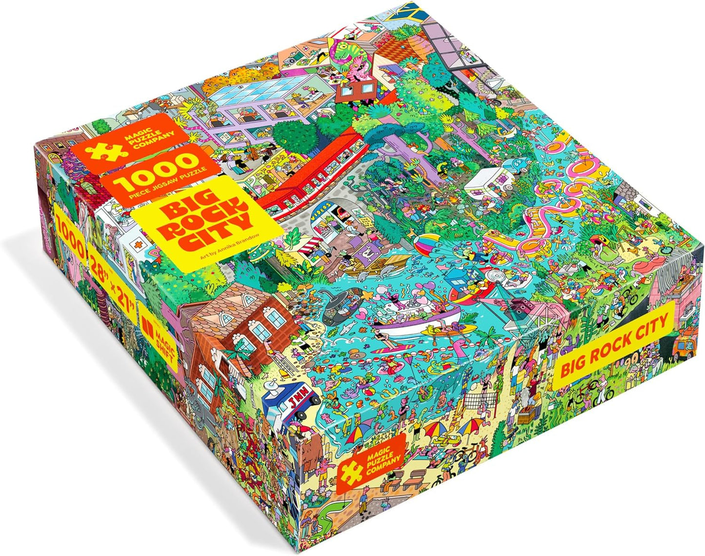 Big Rockstadt - 1000 pusselbitar av The Magic Puzzle Company - Series Four Puzzle Naty Shop Standardtitel