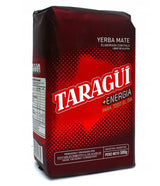 Mate Energy Koffein Te Set | Yerba Mate Taragui Energite 500 g | Koffein Mate Tea | Alternativ till koffein- och energidrycker | Yerba Mate te med hela blad 1 kg