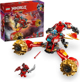LEGO NINJAGO Kai's Storm Rider Mech - Flygande motorcykelleksak med 3 minifigurer - Mek med rörligt huvud, armar och ben - Byggleksak - Present för pojkar och flickor i åldern 7+ 71830 Byggset Besuche den LEGO-Store Standardtitel