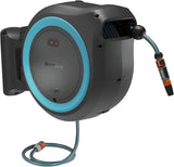 Gardena PowerRoll XXL Solo sladdlös väggslanglåda: Automatisk slangupprullare med 40 m trädgårdsslang, slangstyrning och RollControl, batteridriven, UV- och frostbeständig (18647-55)