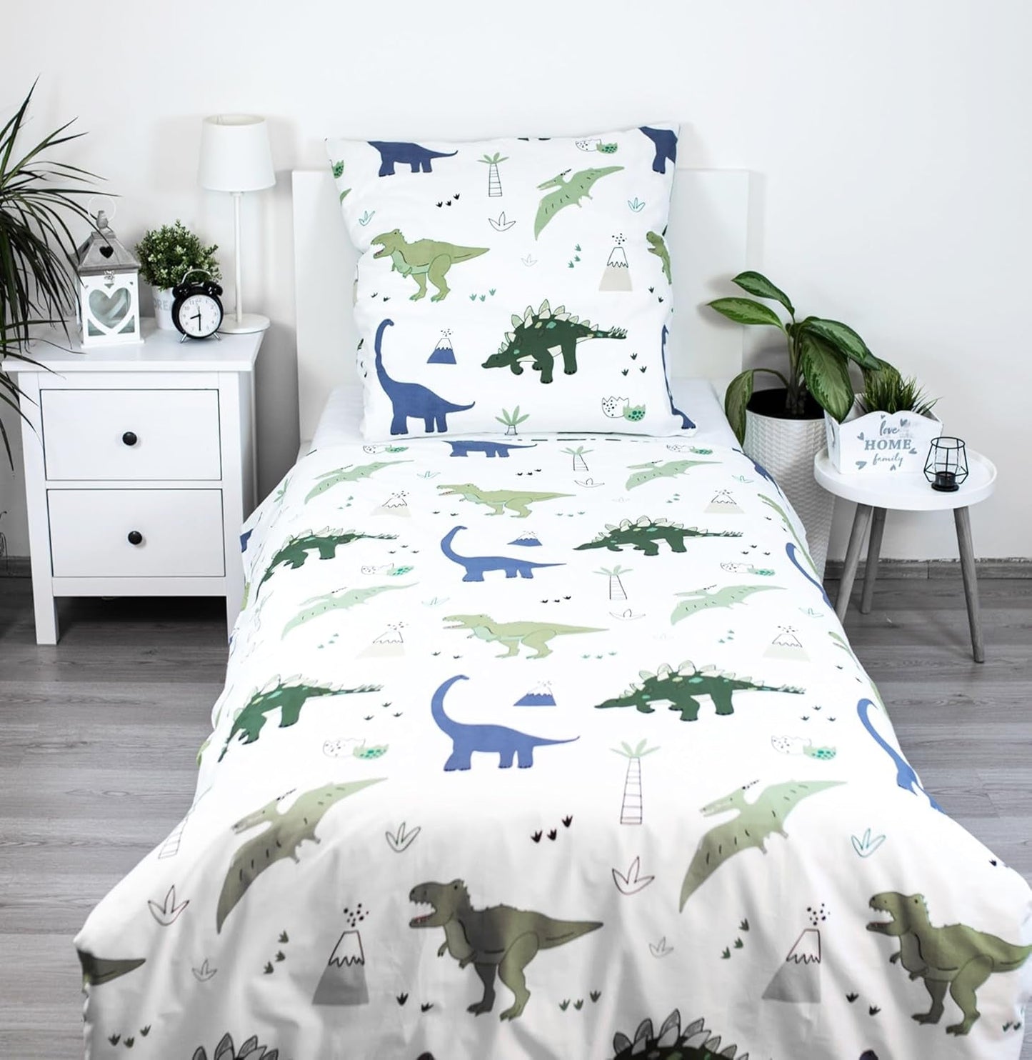 Sängkläder för barn, vändbara, Dinosaurier Sängkläder - barn Naty Shop Standardtitel