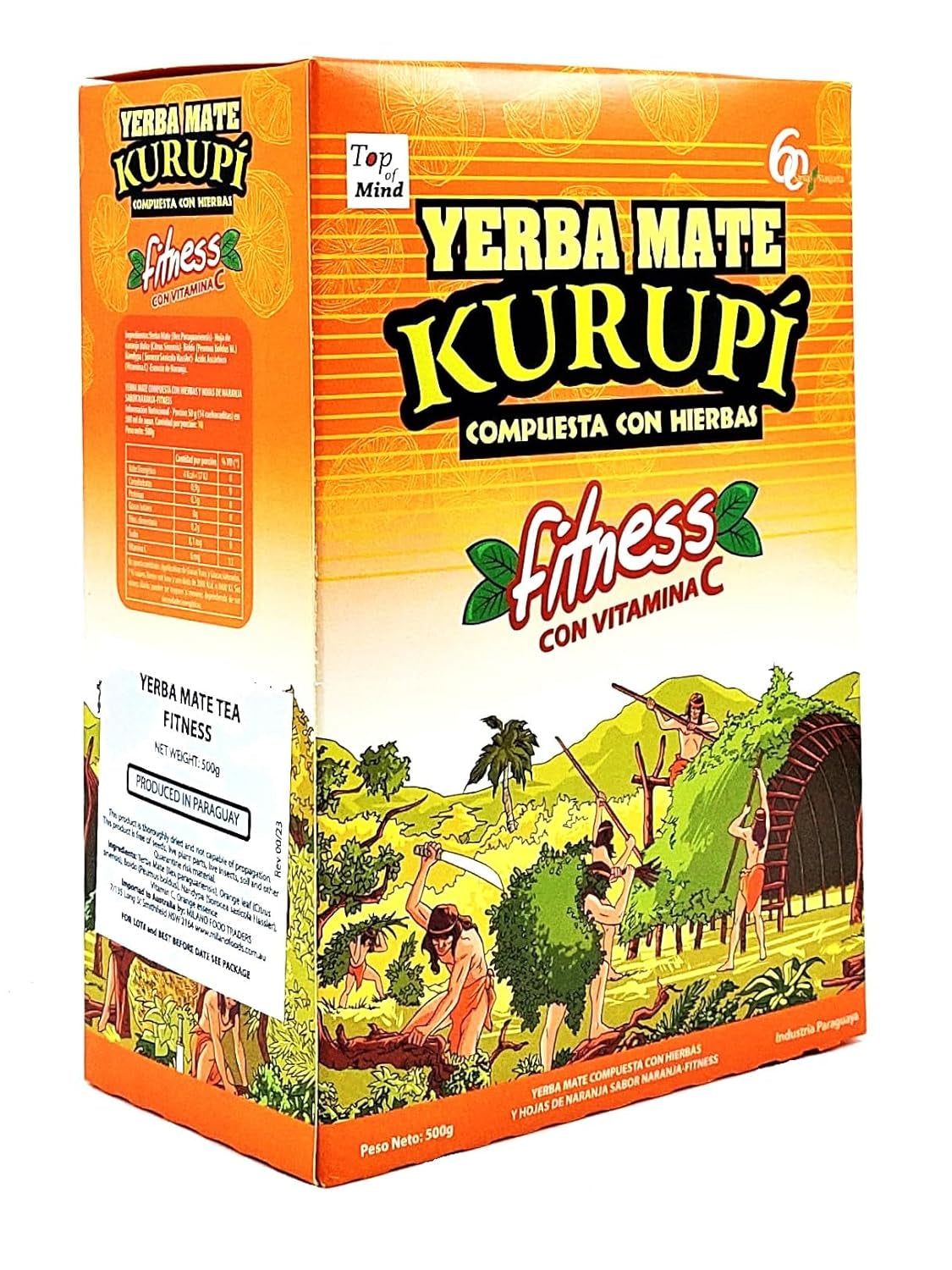 Yerba Mate Tea 500G |  Fitness 500G | Yerba Mate örtte