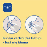 MAM Air Silikonnappar 2-pack Extra lätt och luftig design Tandvänlig bebisnapp Tillverkad av MAM SkinSoft Special Silikon med Napplåda 6-16 Månader Bear/Rhino