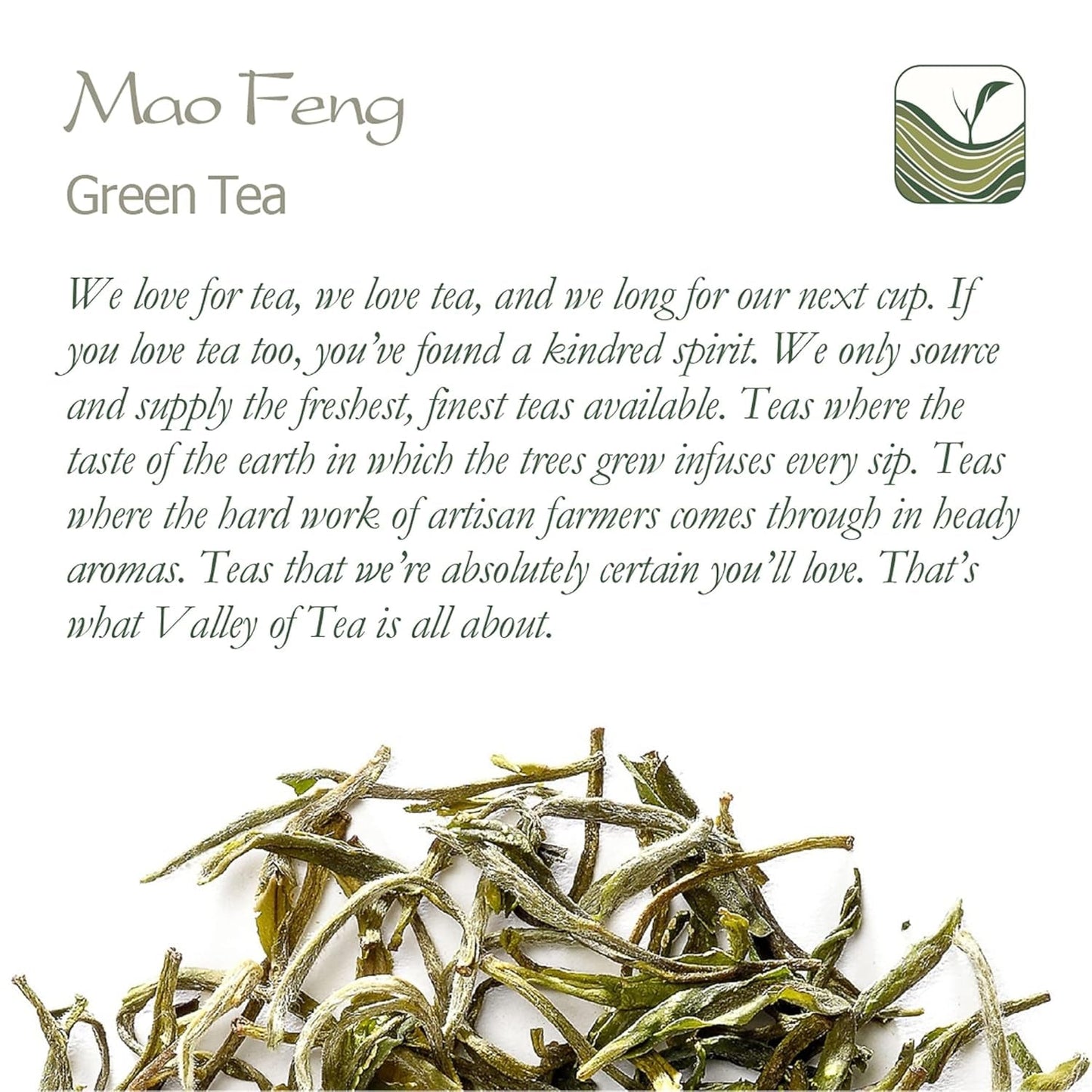 Mao Feng Huangshan Grönt te - Berömt kinesiskt te från Huang Shang - Maofeng Yellow Mountains Green Tea Leaves Kina Mao Feng Tea Organic Green Tea Chinese Green Tea Green Tea