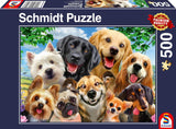 Schmidt Spiele 58390 Selfiehund, pussel 500 bitar Pussel Naty Shop Standardtitel