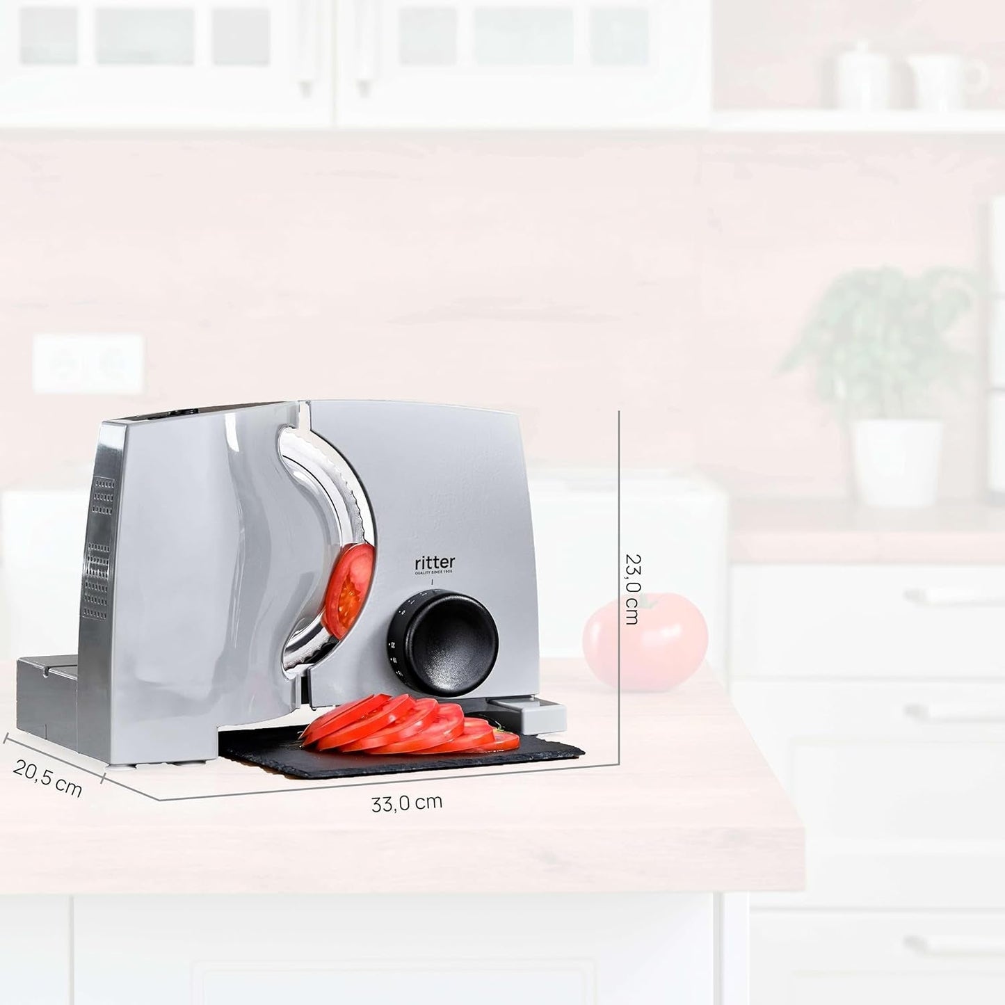 Ritter Nova 1 Duo plus Multifunktionell elektrisk skärmaskin Rasnite och Slicers Naty Shop