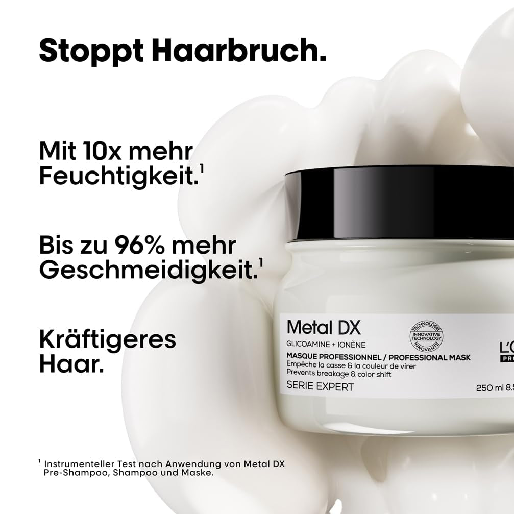 L'Oréal Professionnel För färgat hår, Strålande färger och glans, Expertsortiment, Metal DX Hair Mask Naty Shop