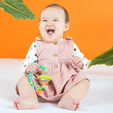 Bright Starts Little Shakers 6-delade presentset - Baby skallror & bitringar BPA-fri Lätt att fånga Unisex Newborn+