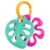 Playgro Clip Clop Sensory Garden Activity Present Pack - Sensorisk trädgårdsleksak för bebisar från 0 månader - Interaktiv leksak med skallror, bitring och barnvagnsvän - 4 stycken