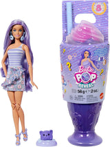 Barbie Pop Reveal Series Set med modedocka och tillbehör, Candy Series, Donut Dreams Design med husdjur, 8 överraskningar inklusive färgbyte, JFY60