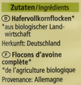Ekologisk havregryn, små flingor, 500g (1 förpackning)