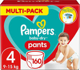 Pampers Baby-Dry Pants Größe 5, 160 Stück, 11kg-17kg, 360° auslaufsichere Passar dag och natt