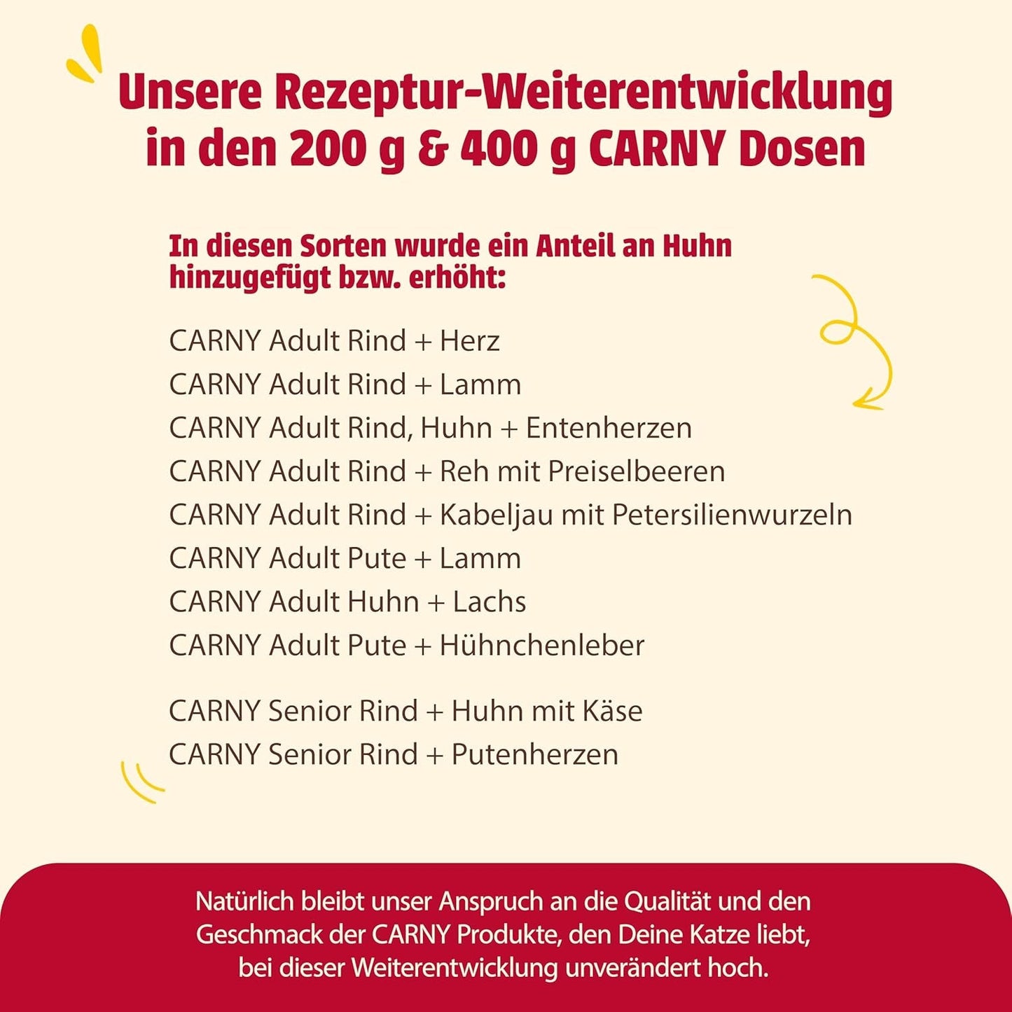 animonda Carny Adult Savory Variety (12 x 400 g), våtfoder för vuxna katter, våtfoder med 100 % färska köttingredienser, spannmålsfri och sockerfri