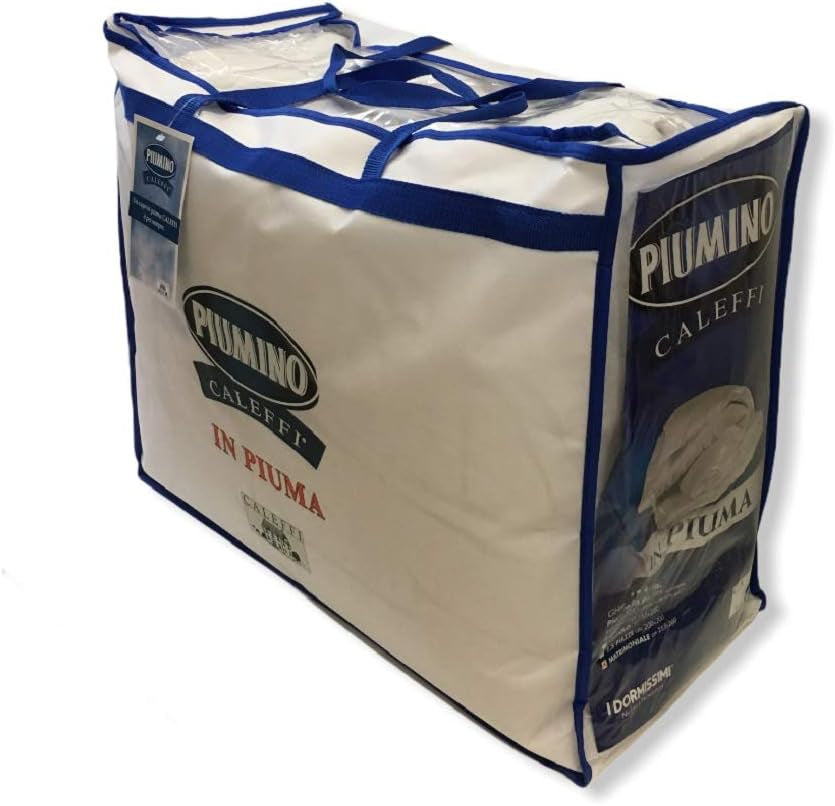 Caleffi Pium fjäderdunjacka, bomull, enkelsäng, fransk säng Täcken och täcken Naty Shop Flerfärgad 160 X 190 Cm
