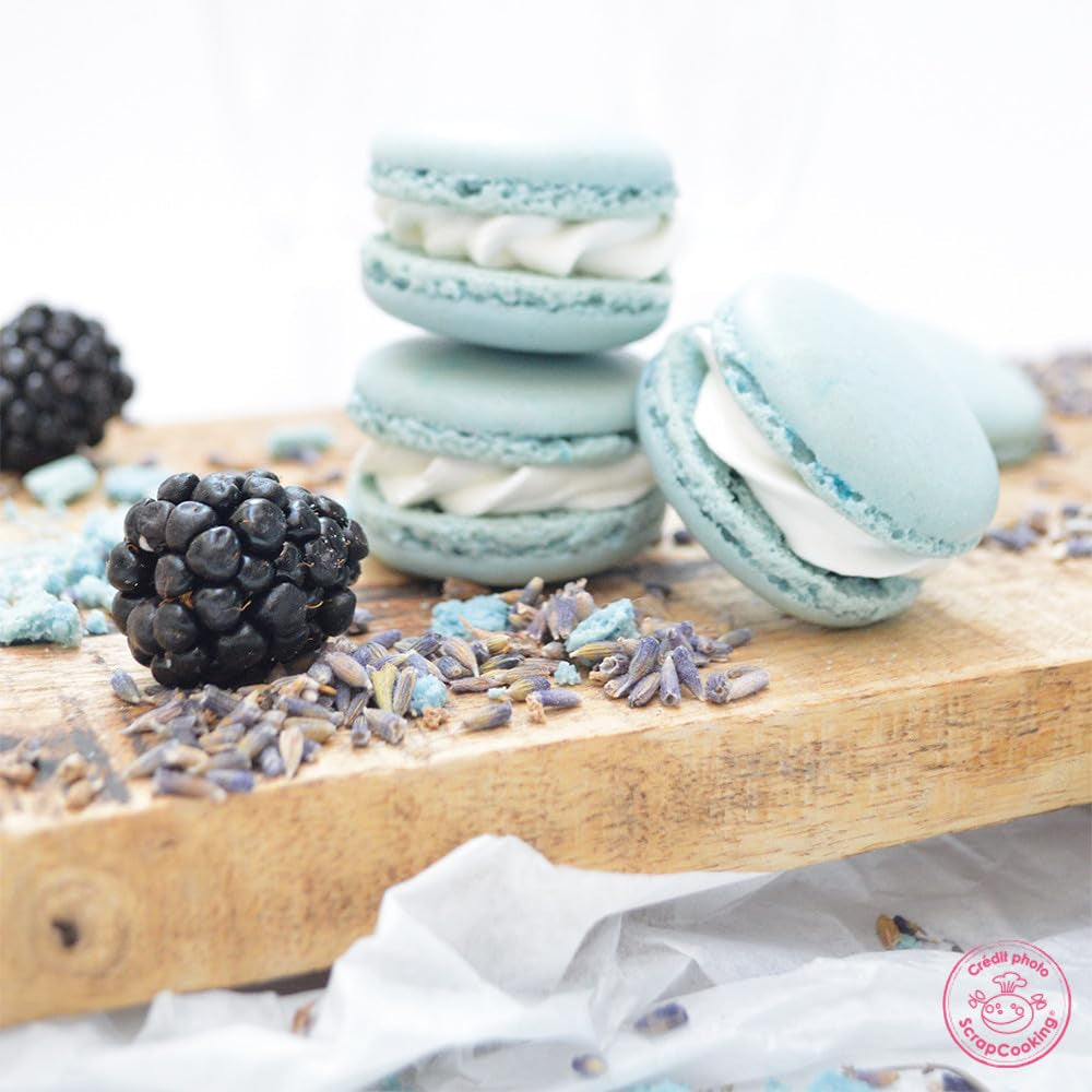 Scrapcooking - Pastellblått konstgjort färgpulver 5 g
