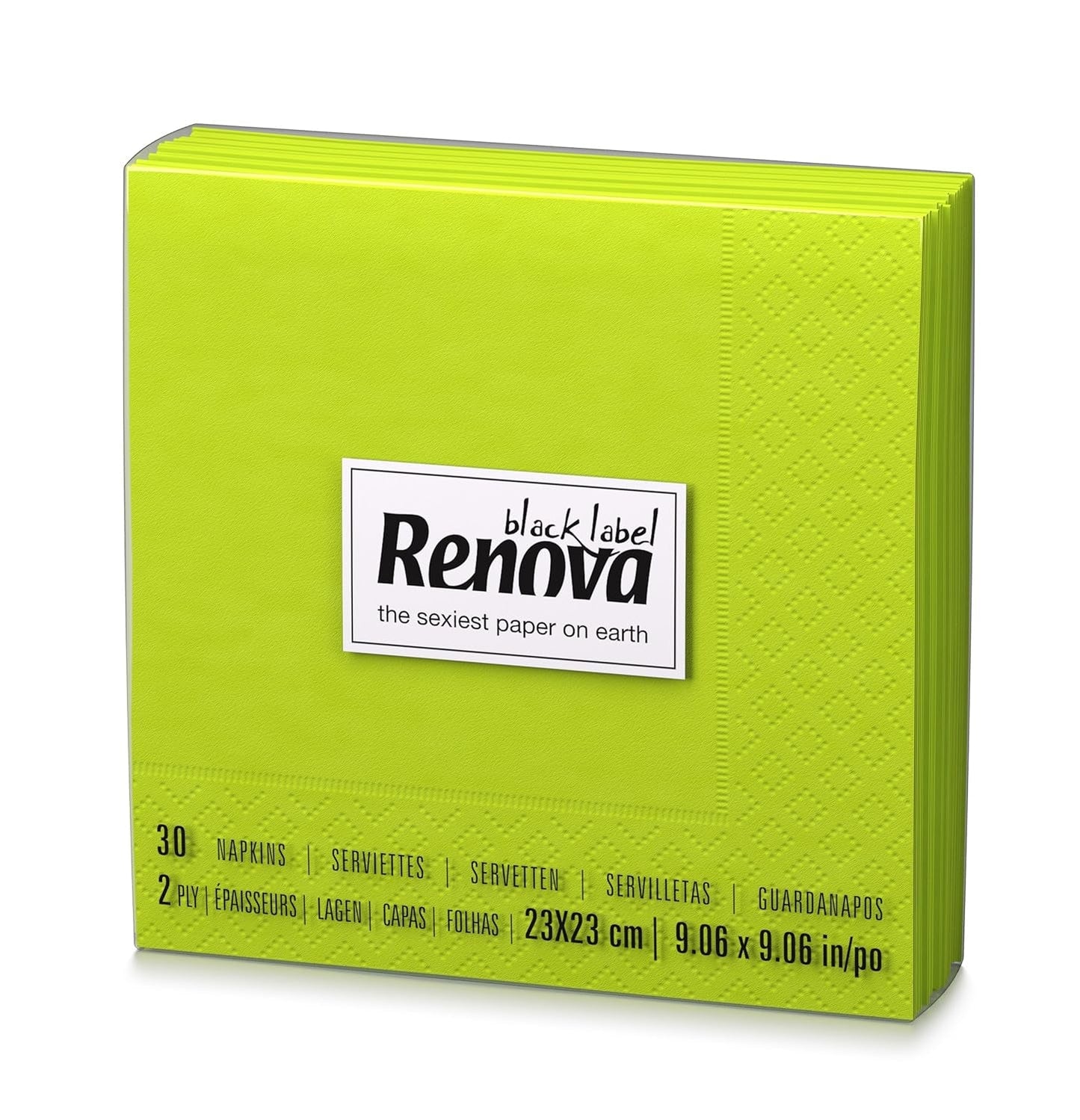 Renova Cocktail Green Paper Servetter - 30 servetter