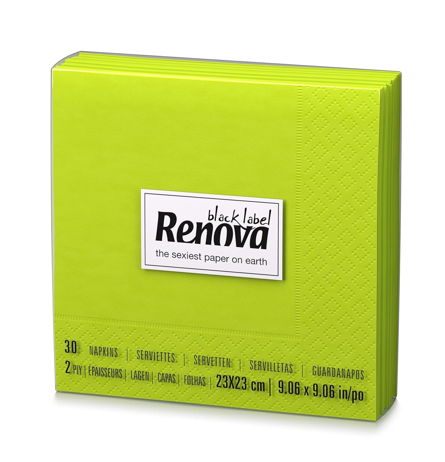 Renova Cocktail Green Paper Servetter - 30 servetter