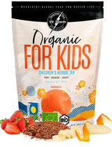 VITSTORM® BIO TEE Mom & Kids - Te för kvinnor och ammande - Rooibos, äpple, fänkål, citronmeliss, alchemilla, jordgubb - Avkopplande te - Fruktigt och gott - Koffeinfritt - Örtte 100 g
