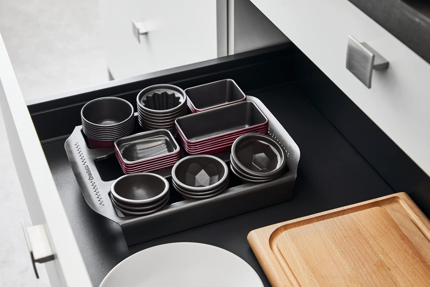 Tefal Creabake J3040104 Kuchenform, 9 Mulden, Antihaftbeschichtung, Austauschbar, Perfektes Backen, Kreative Und Leckere Rezepte, Nicht Compaible Mit Cake Factory, Creabake Formar och bakplåtar Naty Shop