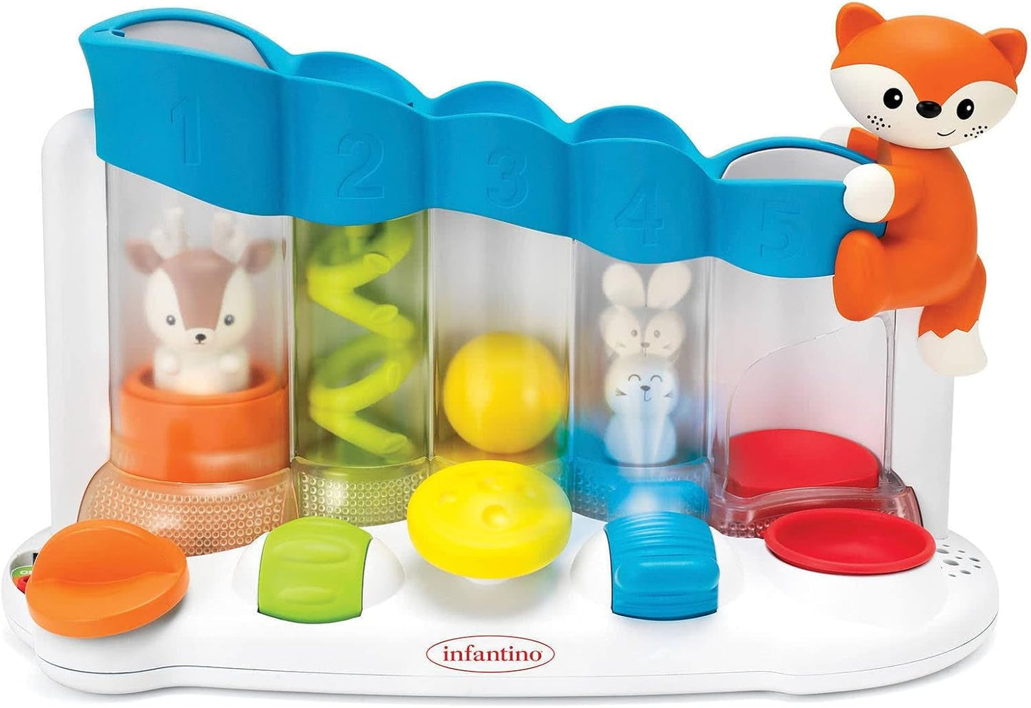 Infantino 216428 Sensorial Ball Drop Piano Senso, Multicolor Baby Toys Naty Shop