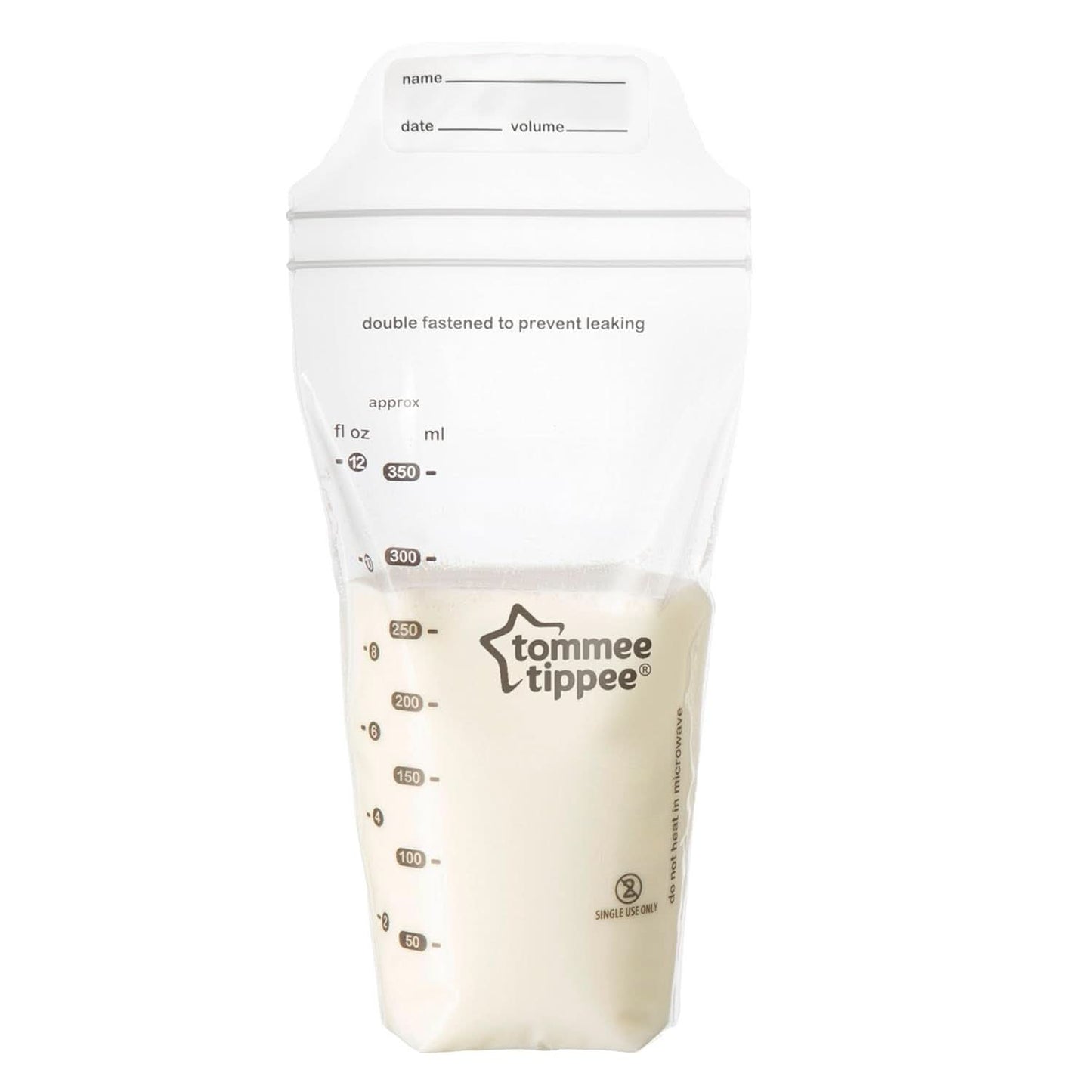 Tommee Tippee Closer to Nature Förvaringspåsar för bröstmjölk, försteriliserade, 350 ml Tillbehör Mat och amning Bebe Naty Shop