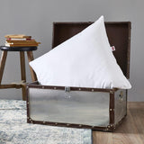 DODO 64476 Calgary kudde, dun/gås & ankskinn, 65 X 65 cm, vit Standard Naty Shop Unika kuddar