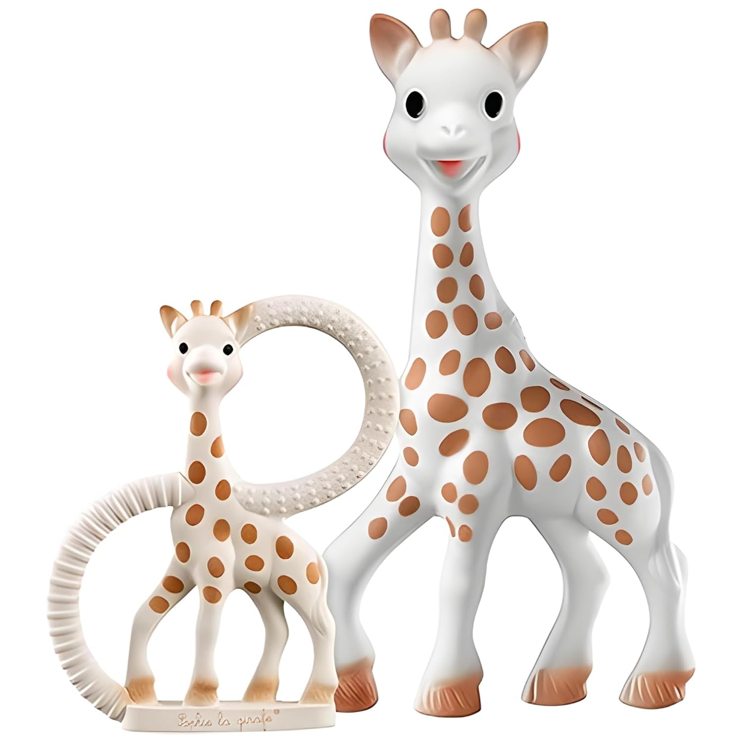 Sophie the Giraffe - Presentförpackning för baby + bitring - 100 % naturgummi - Aktivitetsset för bebisar - Leksak för tidig inlärning