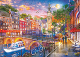 Ravensburger Puzzle 12000884 Sunset Amsterdam - 1000 bitars pussel för vuxna i åldern 14+ Pussel Naty Shop Ny design