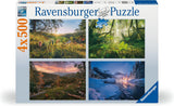 Ravensburger Puzzle - 4 Seasons - 4X 500 bitar pussel för vuxna och barn i åldern 12+ Pussel Naty Shop Standardtitel