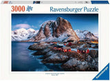 Ravensburger Puzzle 17081 - Hamnoy, Lofoten - 3000 bitars pussel för vuxna och barn från 14 år, Norge landskapspussel Pussel Naty Shop Hamnoy, Lofoten
