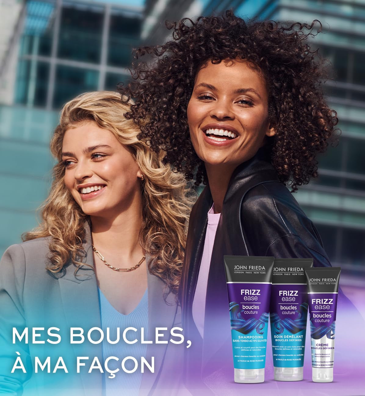 John Frieda Frizz Ease hårbalsam för att reda ut hår, 250 ml hårborttagningsprodukter Naty Shop