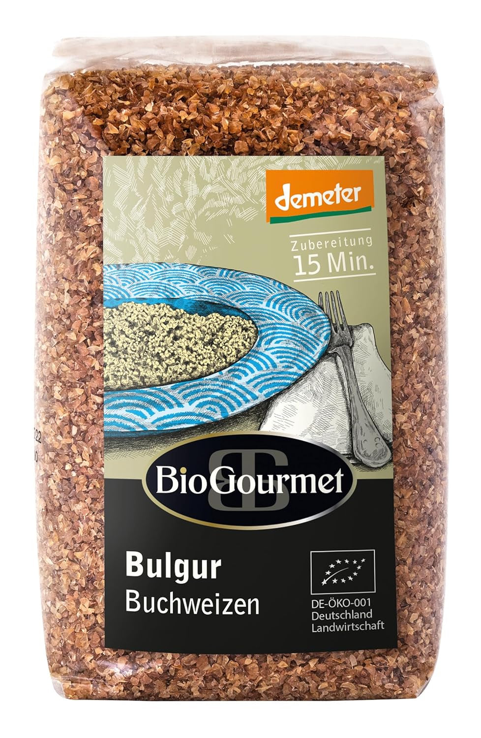 BioGourmet bovetegryn - från egen produktion (biodynamisk, doftande och lätt, snabb att tillaga), 500 g