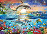 Ravensburger pussel för barn - 12895 Dolphin Paradise - Pussel för barn över 9 år, med 300 bitar i XXL-format Pussel Naty Shop Standardtitel