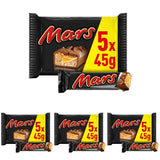 Chokladkaka Karamellchoklad 1 förpackning 5 barer (1 x 225 g) (förpackning med 4)