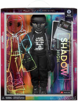 Rainbow High Shadow High - REXX McQueen - Moderiktig svart docka med moderiktig outfit och över 10 färgglada lektillbehör - Idealisk för samlare och barn i åldrarna 4-12 år