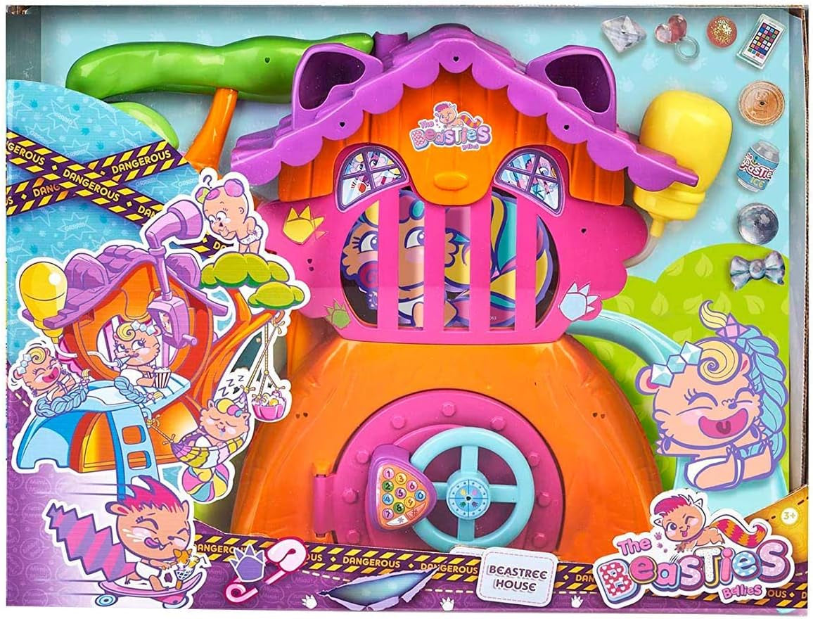 The Bellies from Bellyville - Beetree House, Beasties House Bellies Friends, Docktillbehör, presenter (Famosa 700015795) Naty Shop Dollhouses