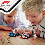 LEGO City F1 Williams Racing och Haas F1 Racing Cars - Formel 1-leksak med byggbara bilar och 2 racerförares minifigurer - Små presentidéer för pojkar och flickor från 4 år 60464 Byggset Beuche den LEGO-Store