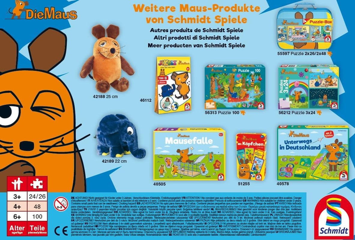 Musen i djungeln (barnpussel) Puzzle Naty Shop