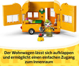 LEGO Animal Crossing Gerds husvagn och trädgård Rollspelsset Billeksak för barn 7 år gamla flickor och pojkar Presentvideospelleksak med djurfigurer 77054 Byggset Besuche den LEGO-Store